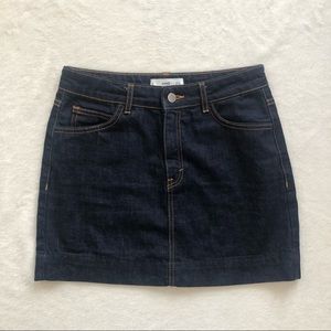 MANGO Denim Mini Skirt
